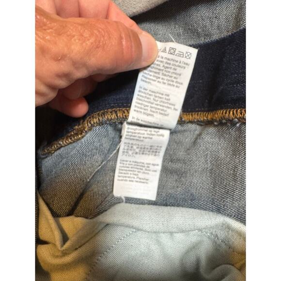 J. CREW Pants/Jeans size 34X34  Dark Blue Denim Straight Leg - Picture 10 of 12